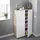 Buy Alfreton Shoe Cupboard: White & Oak for 30 Pairs from Furnituretta