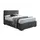 Buy Mayfair Ottoman King Size Bed: Modern Design & Ample Storage, Colour: Dark Grey, Size: 5ft/King , Item Width: 168 from Furnituretta