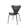 Buy Sienna Plastic Chairs: Stylish & Stackable (Black & Metal), Colour: Black from Furnituretta