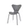 Buy Sienna Plastic Chairs: Stylish & Stackable (Grey & Metal), Colour: Grey from Furnituretta