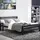 Buy Meridian Metal Bed Frame: Sleek & Durable, Size: 4ft/Small Double, Colour: Charcoal Black, Item Width: 124 from Furnituretta