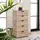 Buy Modern Chest for Small Spaces: Kinross 5 Drawer, Colour: White, 2 from Furnituretta