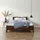 Buy Alva (F3) Wooden Bed Frame – Solid Wood, High Headboard, Extra Underbed Clearance, Colour: Walnut, Bed Size: Double (4ft6) from Furnituretta