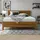 Buy Alva (F3) Wooden Bed Frame – Solid Wood, High Headboard, Extra Underbed Clearance, Colour: Oak, Bed Size: Double (4ft6) from Furnituretta