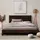 Buy Shibui (F15) Handmade Wooden Bed Frame Walnut Finish– Minimalist Japanese Elegance Small Double, Colour: Walnut, Bed Size: Small Double (4ft) from Furnituretta