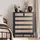 Buy Bordeaux Blue Chest of Drawer | Modern Rattan Bedroom Storage from Furnituretta