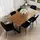 Buy Antibes Russet & Black Dining Table | Modern 6‑Seater Tables from Furnituretta