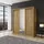 Buy Devon Triple Sliding Wardrobe | Oak Bedroom Storage, Colour: Oak from Furnituretta