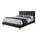 Buy Contemporary Charm: Novara Bed Frame, Colour: Dark Grey, Size: 4ft 6/Double, Item Width: 144 from Furnituretta