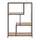 Buy Modern Metal Bookcase with Oak Shelves for Home or Office from Furnituretta