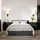 Buy Berlin Silver Velvet Ottoman Storage King Bed, Colour: Silver, Bed Size: King (5ft) from Furnituretta