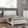 Buy Helsinki High Gloss King Size Bed – White | Sleek Modern Bedroom Furniture, Colour: White, Size: King Size from Furnituretta