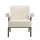 Buy Ember Armchair in Snow Textured Bouclé with Walnut Legs, Colour: Snow from Furnituretta