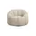 Buy Nao Swivel Chair in Chenille Bouclé with Contemporary Swivel Base, Colour: Ivory, Item Width: 101 from Furnituretta