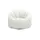 Buy Nao Swivel Chair in Chenille Bouclé with Contemporary Swivel Base, Colour: Buff, Item Width: 101 from Furnituretta