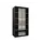 Buy Verona 04 Sliding Door Wardrobe 100cm, Colour: Black, Item Width: 100 from Furnituretta