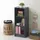 Buy Medium Narrow Bookcase with Adjustable Shelves in Dark Grey from Furnituretta
