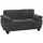 Buy HOMCOM 2 Seater Chenille Loveseat Sofa in Dark Grey, Colour: Dark Grey, Item Width: 156 from Furnituretta