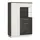 Buy Zingaro Low Display Cabinet (Right Hand) in Grey & Alpine White from Furnituretta