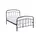 Buy Halston Black Metal Bed – Single (3ft), Colour: Black, Bed Size: Single (3ft) from Furnituretta