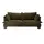 Buy Suffolk Olive 3 Seater Sofa in Chenille with Oxford‑Edge Cushions from Furnituretta