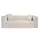 Buy Peninsula Oyster 3 Seater Sofa in Textured Pale Neutral Fabric from Furnituretta