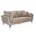 Buy Carter Taupe 3 Seater Sofa in Dark Neutral Textured Fabric from Furnituretta
