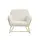 Buy Charles Cream Velvet Armchair with Brushed Gold Frame, Colour: Cream from Furnituretta