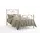 Buy Inova Ivory Single Metal Bed Frame (3ft), Colour: Ivory, Bed Size: Single (3ft), Item Width: 95 from Furnituretta