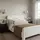 Buy Leonnie White Double Upholstered Bed Frame (4ft6), Colour: White, Bed Size: Double (4ft6) from Furnituretta