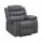 Buy Relax in Luxury: Turin Grey Dark Fabric Recliner from Furnituretta