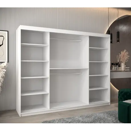 Buy Boliwia Sliding Door Wardrobe 250cm, Colour: Oak Artisan, Item Width: 250, 8 from Furnituretta