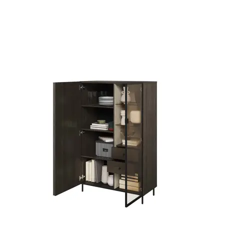 Buy Piemonte PE-06 Display Cabinet 92cm, 3 from Furnituretta
