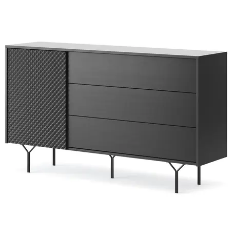 Buy Raven Sideboard Cabinet 144cm, 3 from Furnituretta
