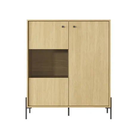 Buy Scandi Display Cabinet 107cm, 3 from Furnituretta