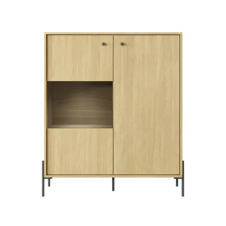 Buy Scandi Display Cabinet 107cm, 5 from Furnituretta