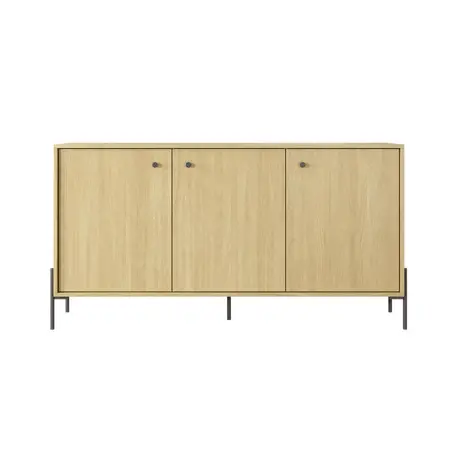 Buy Scandi Sideboard Cabinet 157cm, 3 from Furnituretta