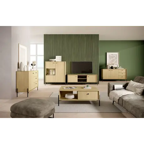 Buy Scandi TV Cabinet 157cm, 6 from Furnituretta
