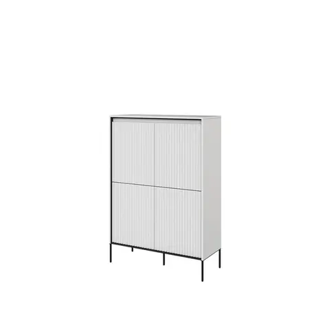 Buy Trend TR-03 Highboard Cabinet 98cm, Colour: White Matt, Item Width: 98 from Furnituretta