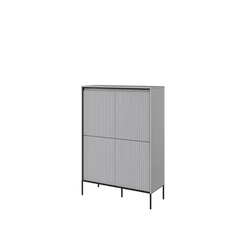 Buy Trend TR-03 Highboard Cabinet 98cm, Colour: Grey Matt, Item Width: 98 from Furnituretta