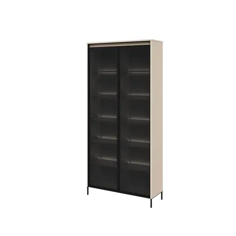 Buy Trend TR-07 Tall Display Cabinet 92cm, Colour: Beige, Item Width: 34 from Furnituretta