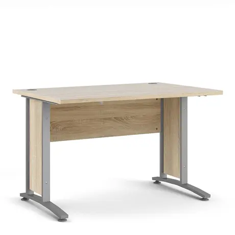 Buy Prima Desk: Modern 120cm Oak and Steel Design from Furnituretta