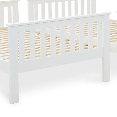Buy Oslo White Quadruple Bunk Bed – Small Double 4ft Bunk for Four Sleepers, 12 from Furnituretta