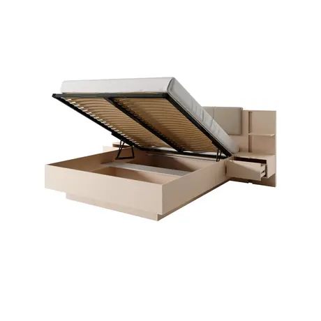 Buy Dast Ottoman Bed With Bedside Cabinets [EU King], 2 from Furnituretta