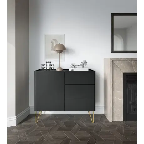 Buy Harmony Sideboard Cabinet 97cm, 4 from Furnituretta