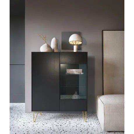 Buy Harmony Display Cabinet 97cm, 4 from Furnituretta