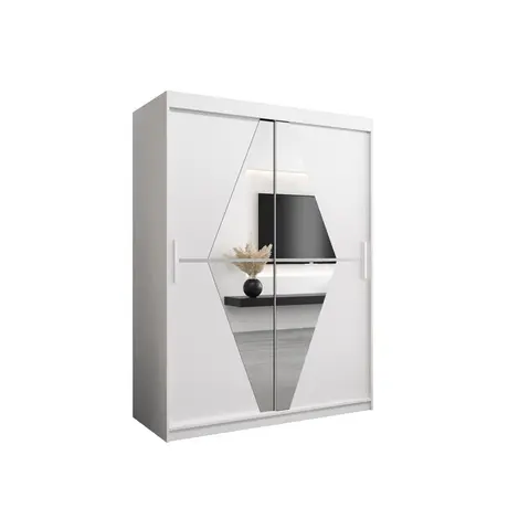 Buy Boliwia Sliding Door Wardrobe 150cm, Colour: Oak Artisan, Item Width: 150, 6 from Furnituretta