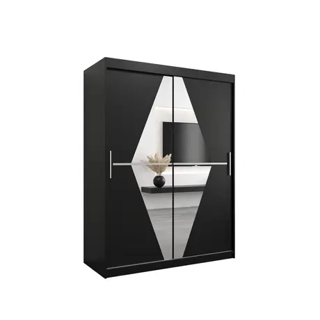 Buy Boliwia Sliding Door Wardrobe 150cm, Colour: Oak Artisan, Item Width: 150, 10 from Furnituretta