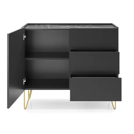 Buy Harmony Sideboard Cabinet 97cm, 2 from Furnituretta