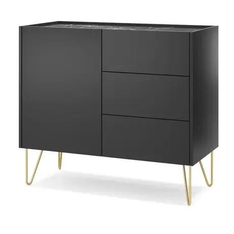 Buy Harmony Sideboard Cabinet 97cm, 3 from Furnituretta